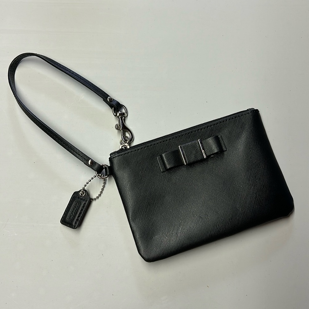 Coach Darcy Wristlet with bow